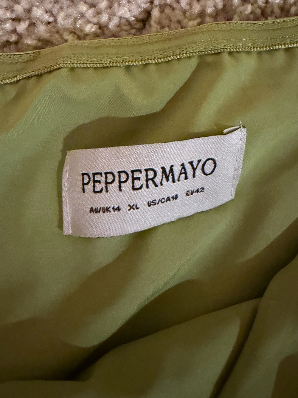 Peppermayo Green floral maxi Dress - Picture 4 of 5